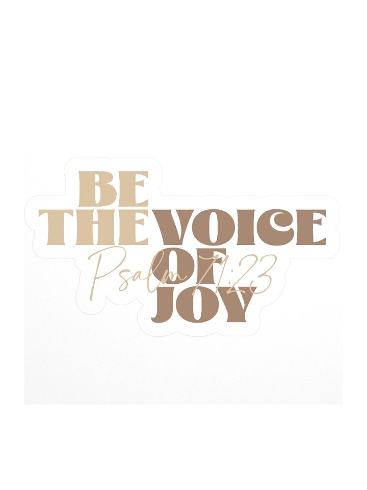 Voice of Joy Stickers product image (1)