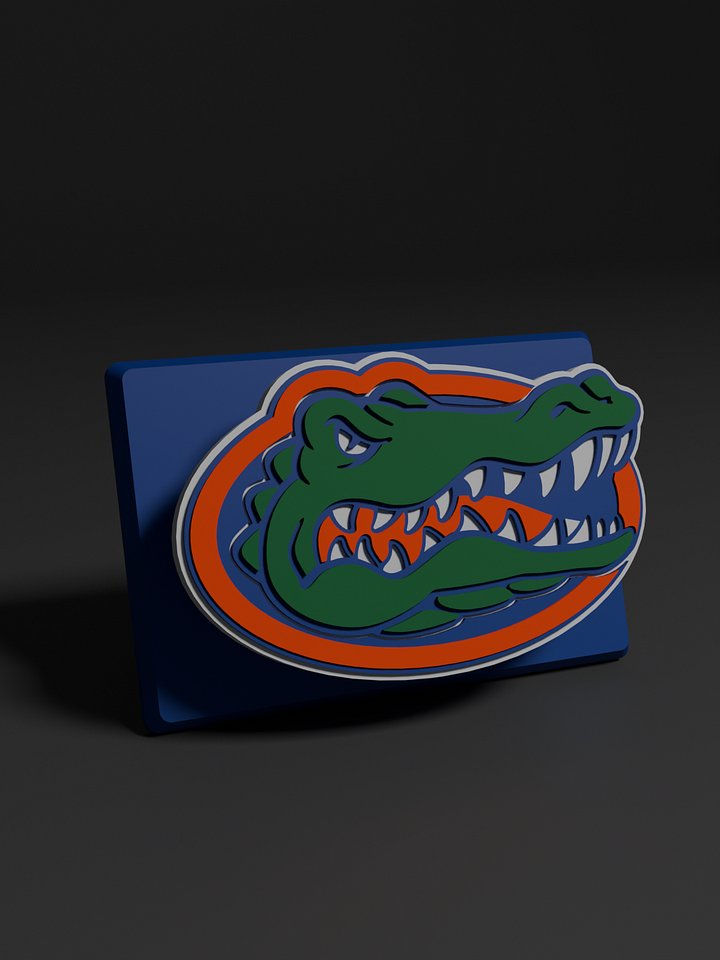 University of Florida Gators 3D Printed Floating Logo Sign (Digital File Only) product image (1)