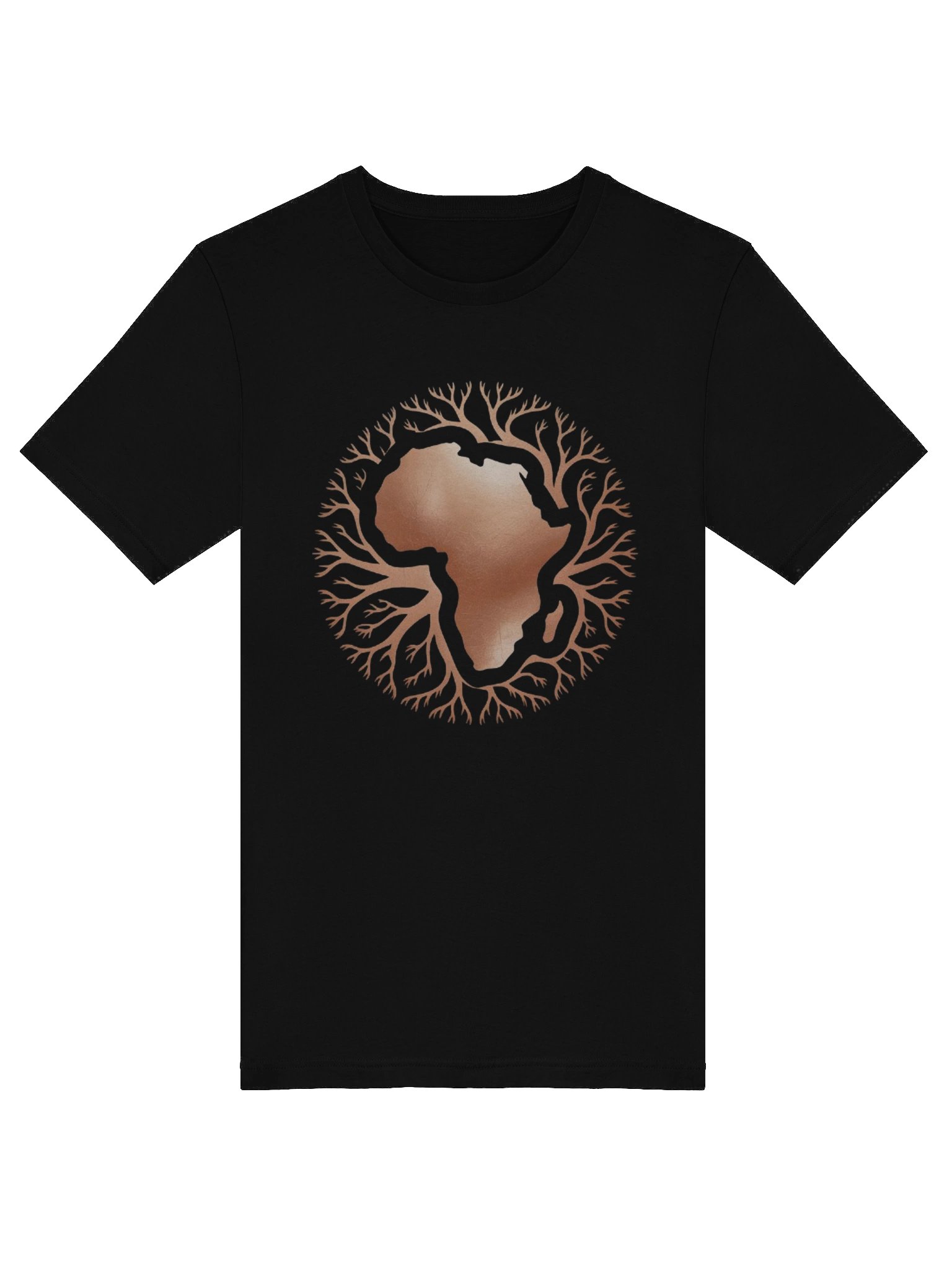 Africa of Map Tree Root Art Print Supersoft T-shirt product image (5)