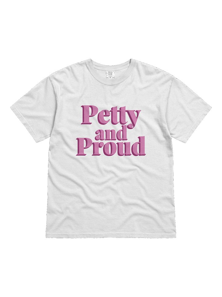 Petty and Proud T-shirt - Dark Pink product image (1)