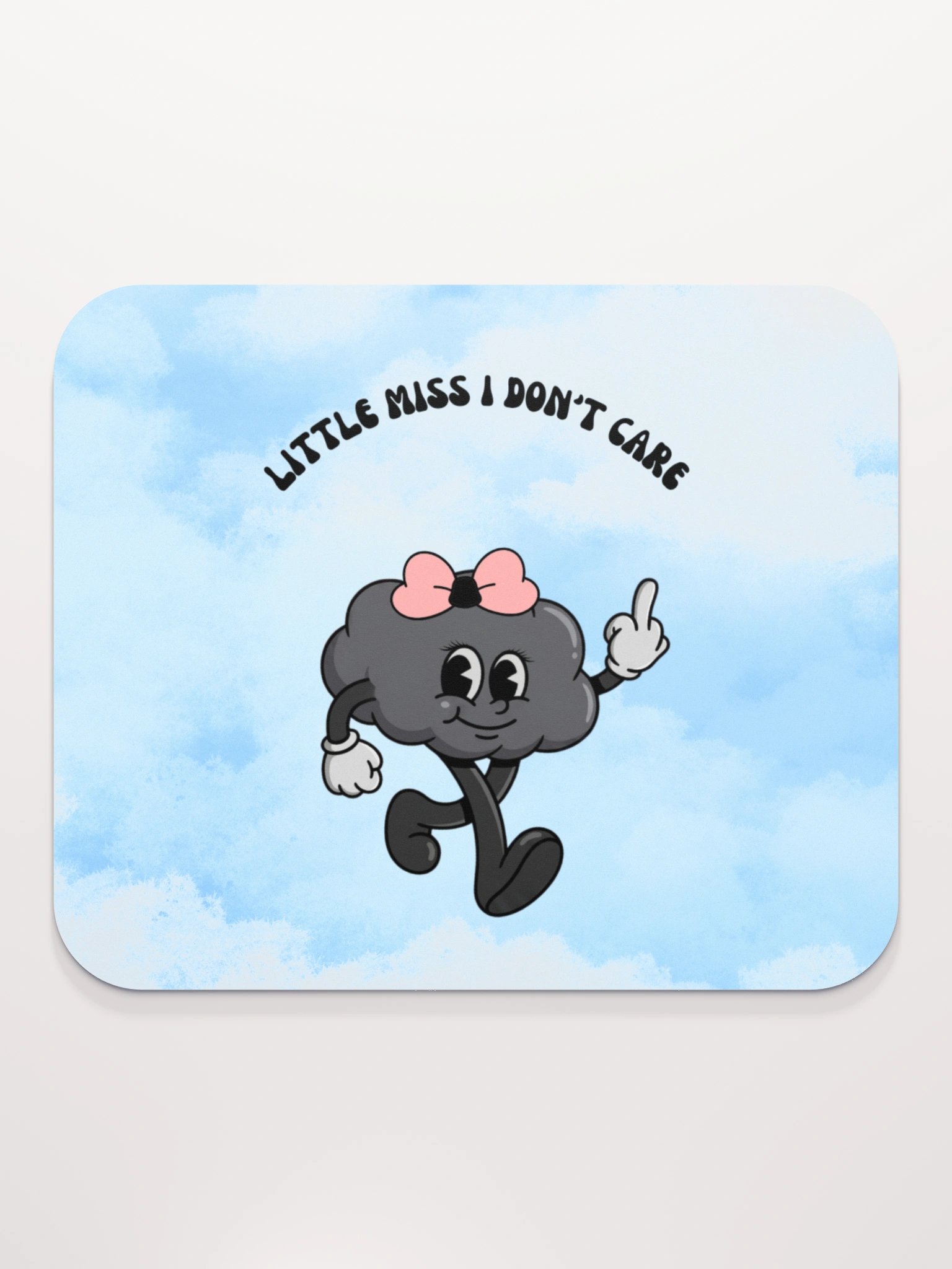 Little Miss I Don’t Care Mouse Pad product image (2)