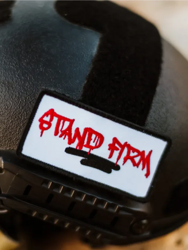 STAND FIRM Tactical Velcro Patch product image (2)