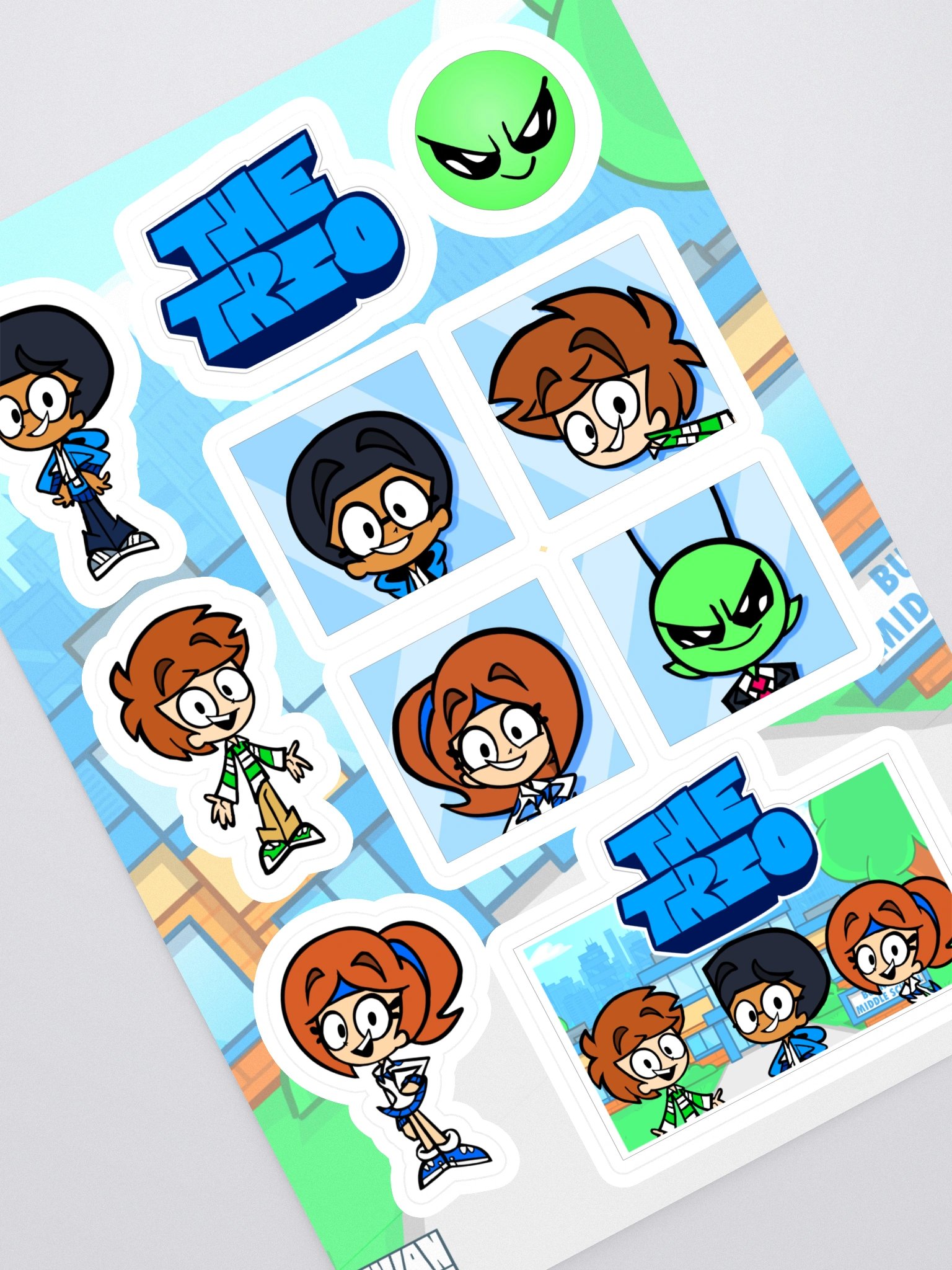 The Trio Sticker Sheet product image (2)