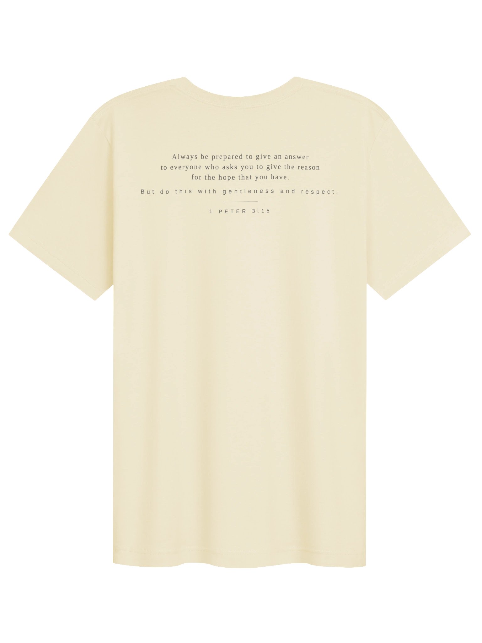 The Prepared Answer Tee (Natural) product image (4)