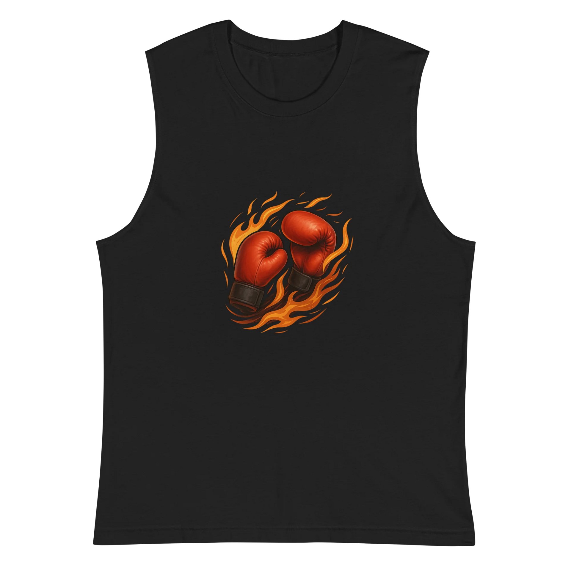 Flaming Fury Boxing Gloves Muscle Tank product image (2)