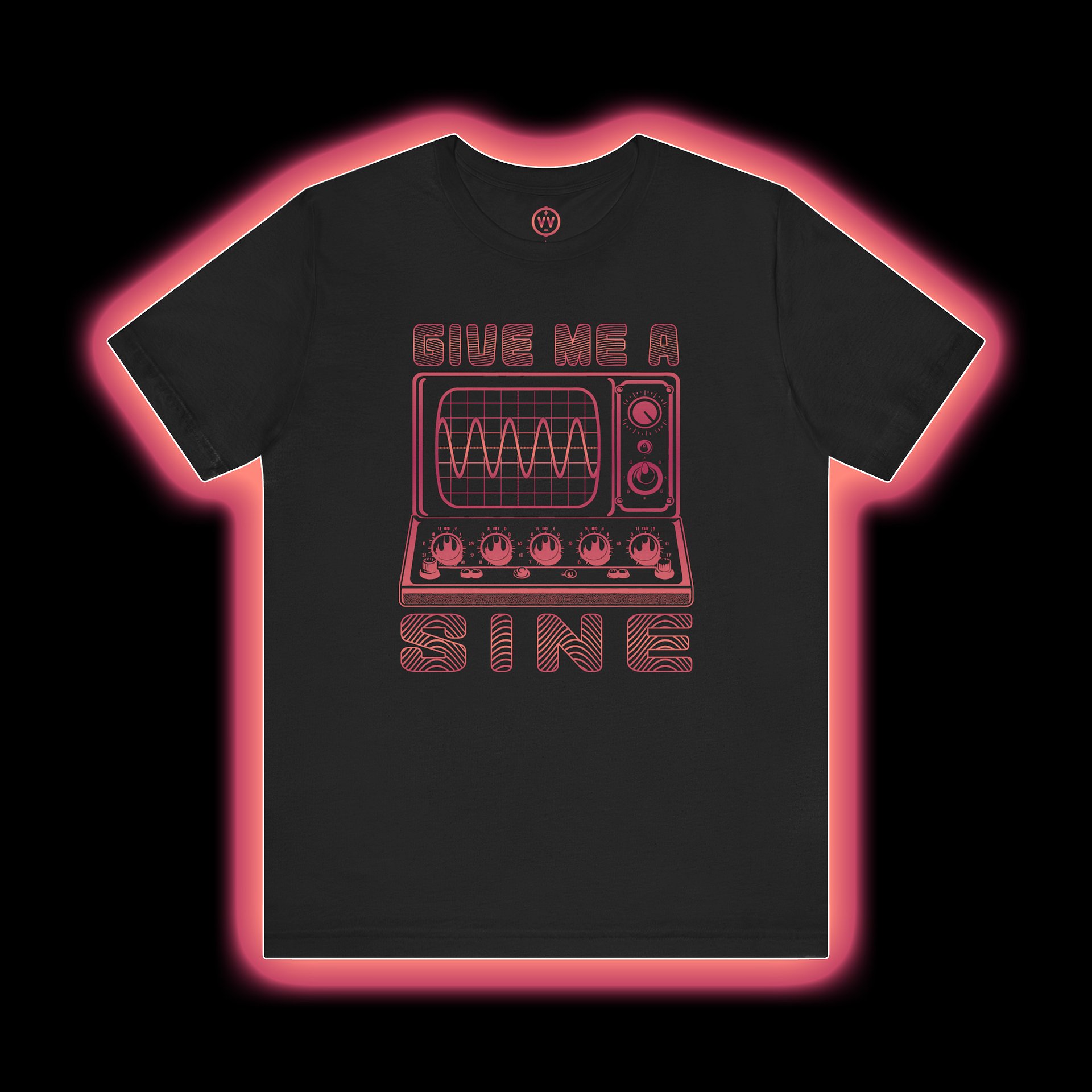 Waveform T-Shirt - Give Me A Sine (Oscilloscope Sound Designer)  product image (1)