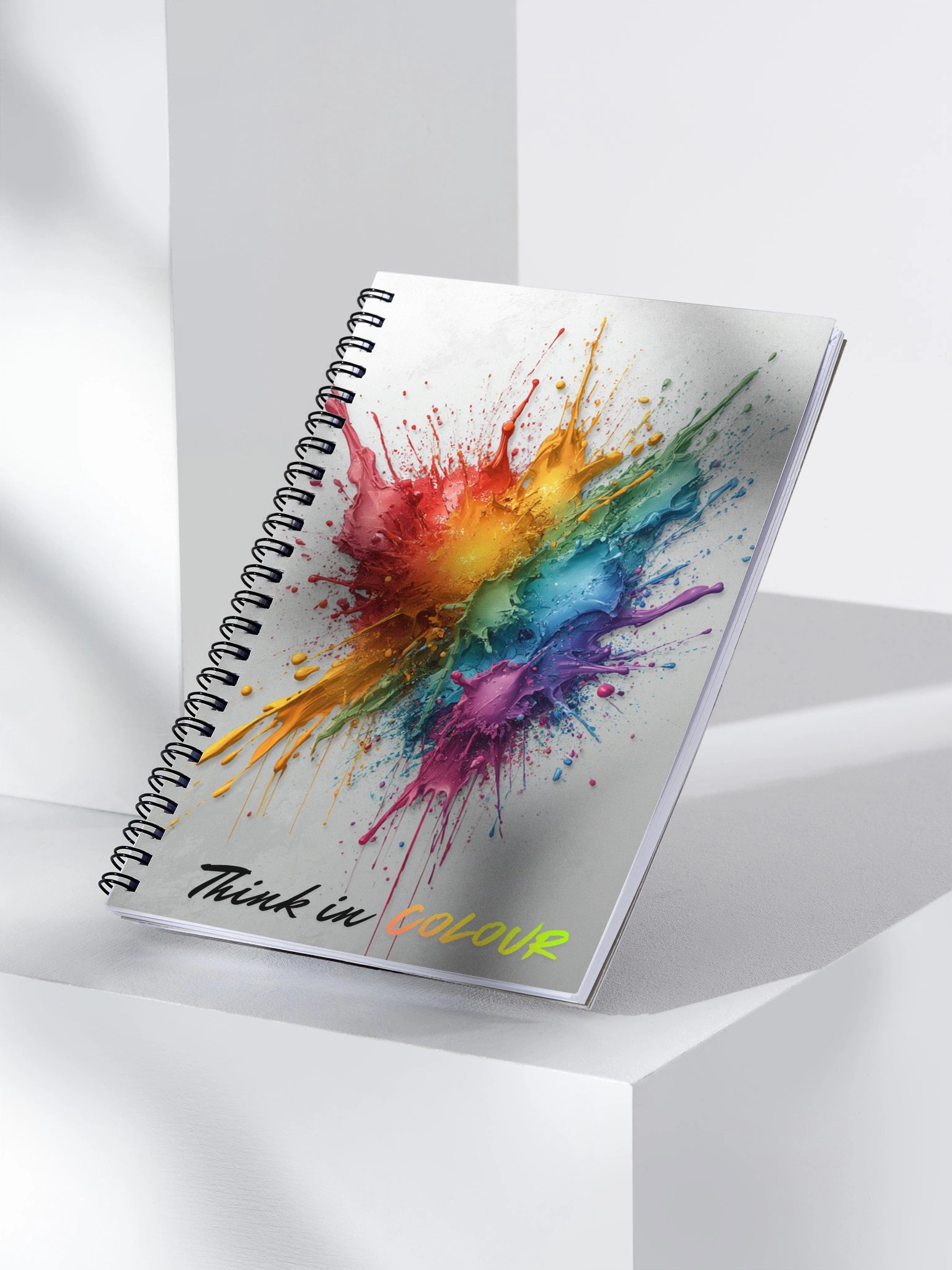 Colourful Thoughts Spiral Notebook product image (2)