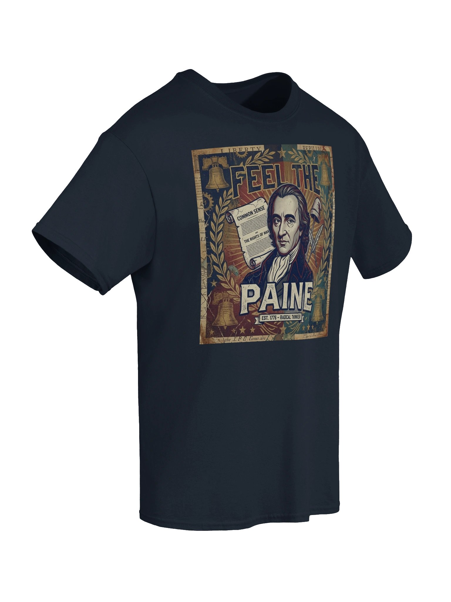 Thomas Paine "Feel the Paine" Liberty Bell T_Shirt product image (29)