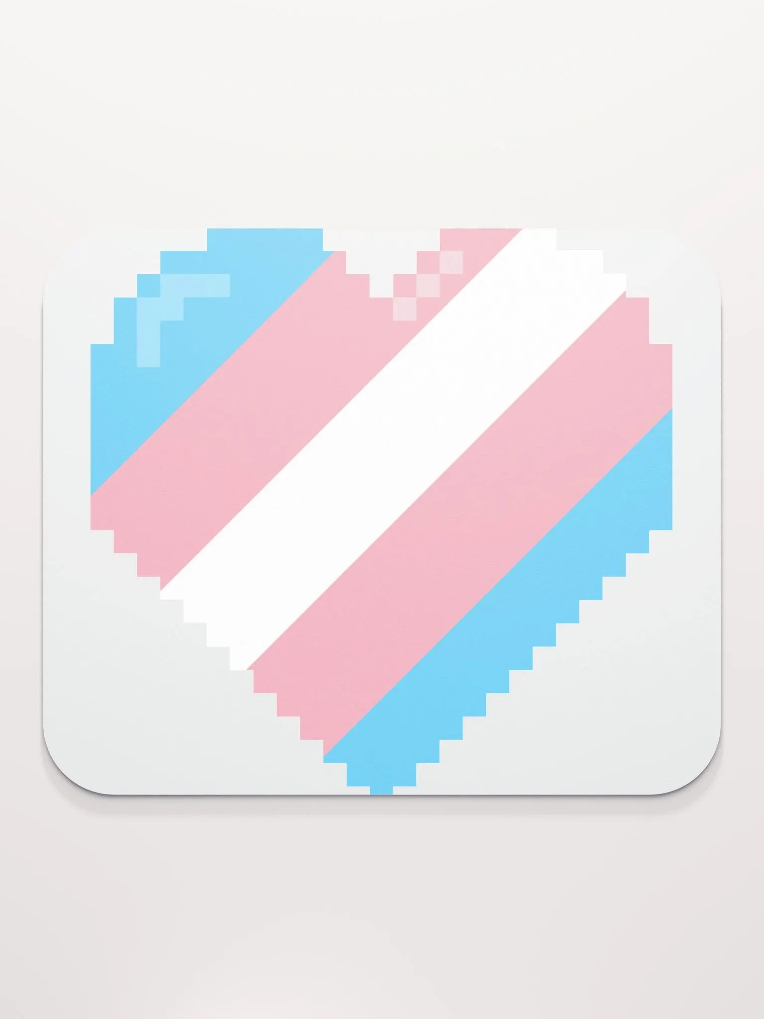 Trans heart Mouse pad product image (2)