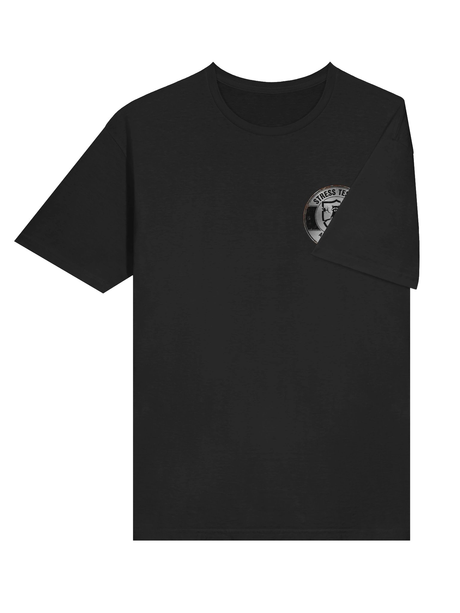 Stress-Tested Raccoon Emblem T-Shirt product image (46)
