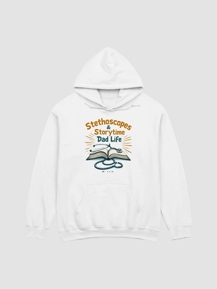 Stethoscopes & Storytime, Dad Life Hoodie product image (5)