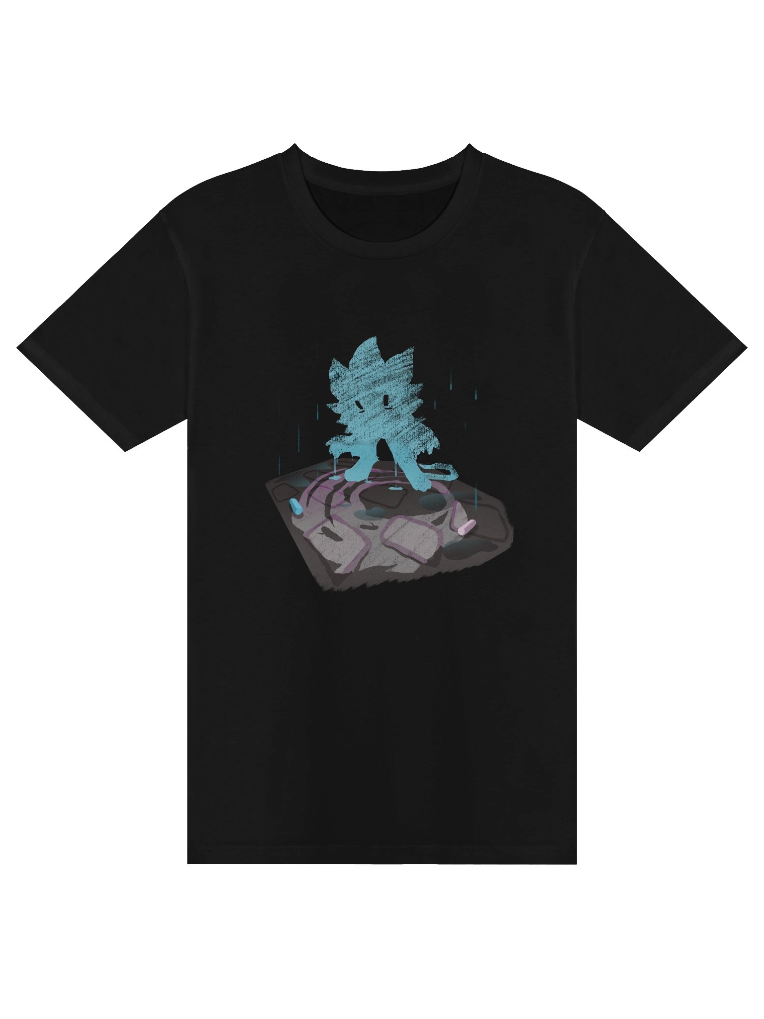 Minty Chalk Drawing Shirt product image (1)