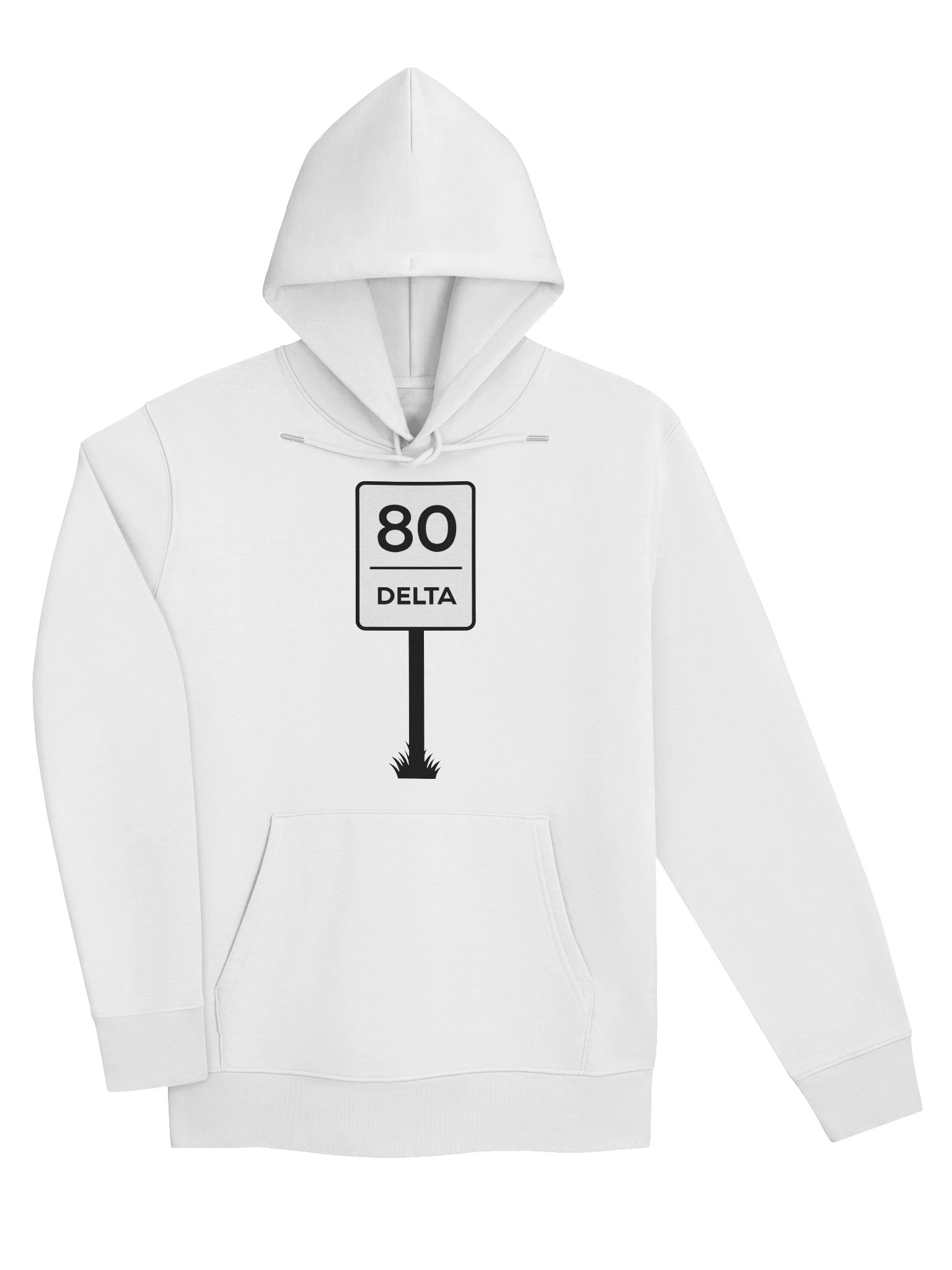 80 Delta (sign) - Hoodie - BIG AND TALL SIZE product image (7)