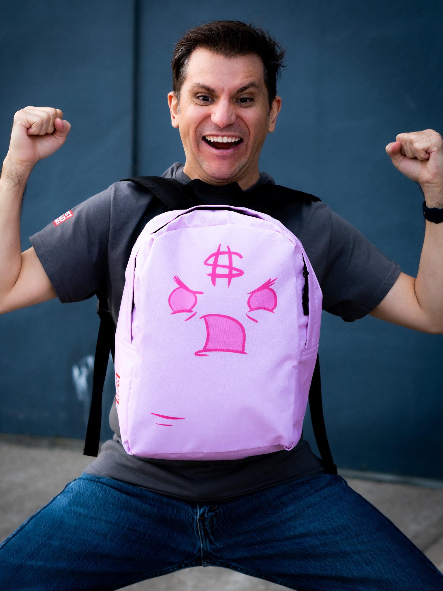 Pink Money Ghost Backpack product image (1)