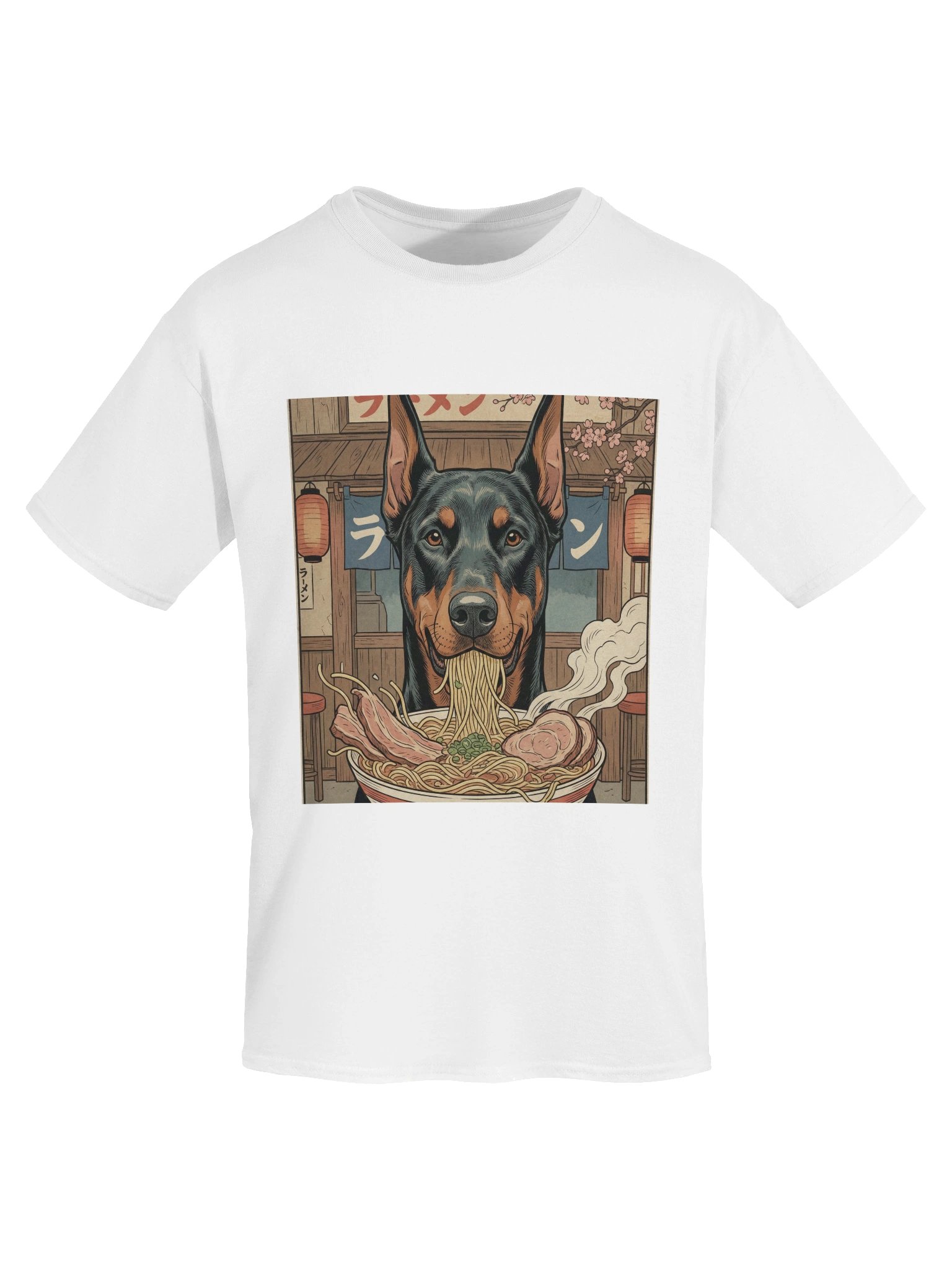 EA Retro T-Shirt - Ramen Loving Doberman product image (20)