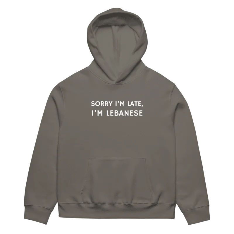 Sorry I'm Lebanese Oversized Hoodie product image (1)