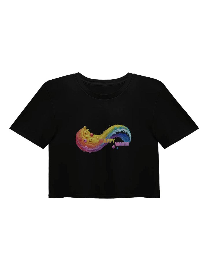 Happy Waves Smiley Crop Top product image (3)