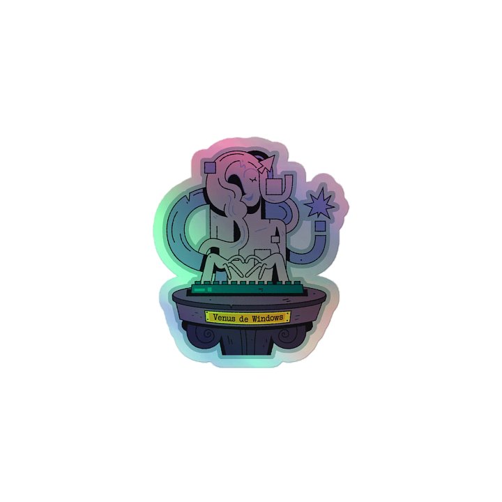 Venus de Windows Holographic Sticker product image (2)