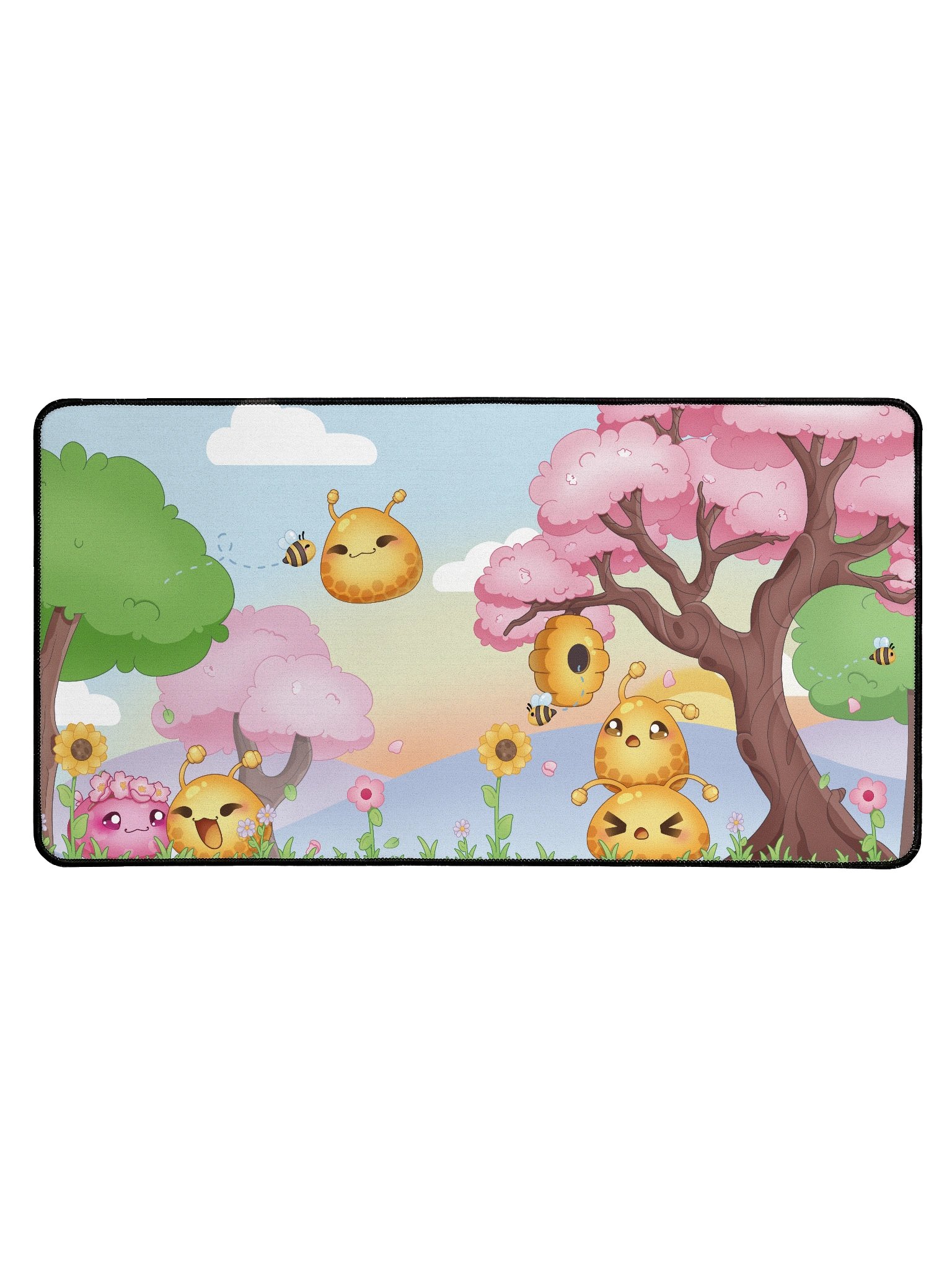 Honey Slimes Neoprene Desk Mat product image (1)