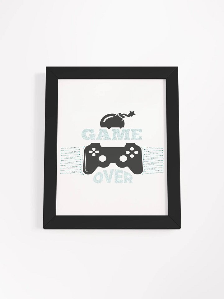Game Over Controller Framed Poster product image (1)