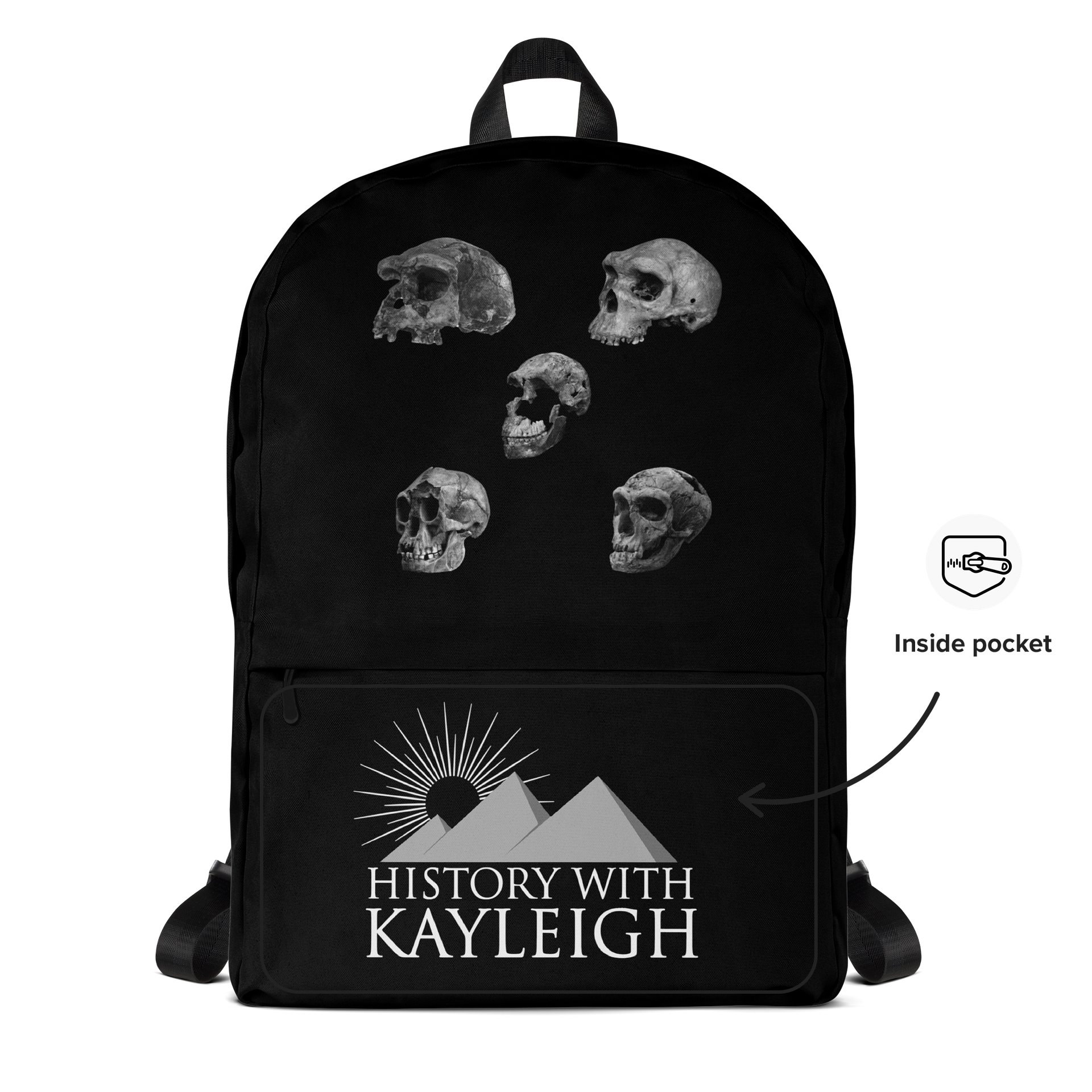Skulls Backpack Black product image (5)