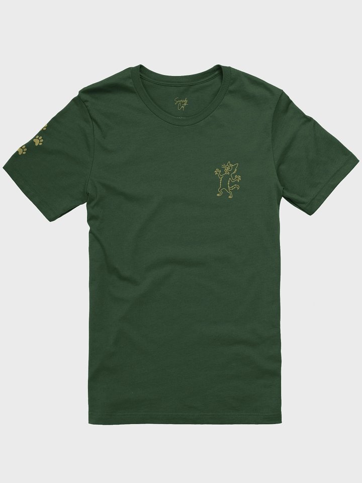 Whimsical 'Scaredy Cat' Handwritten T-Shirt product image (14)