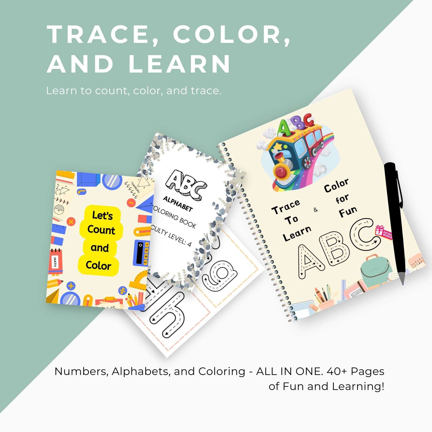 Trace to Learn and Color for Fun ABC product image (1)