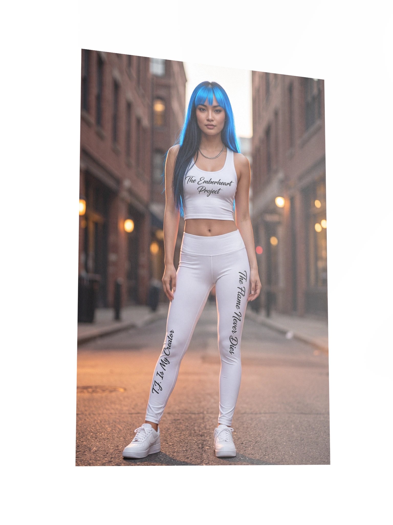 The Emberheart Project Blue Hair City Street Poster product image (6)