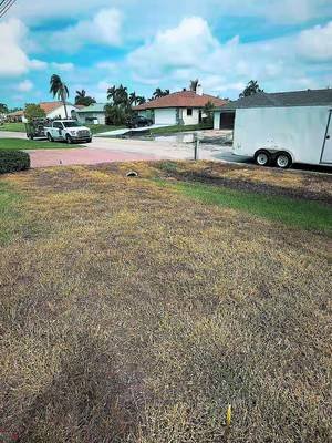 From dirt to fresh green 🔥🌱 Another transformation by Grass King 👑 Fresh grass installed, clean lines, and a whole new look. We don’t just cut lawns… we bring them back to life. 💪🏽 📍Serving Cape Coral, Fort Myers, North Fort Myers & surrounding areas. #GrassKing #LawnTransformation #SodInstallation #Landscaping #FreshGrass    