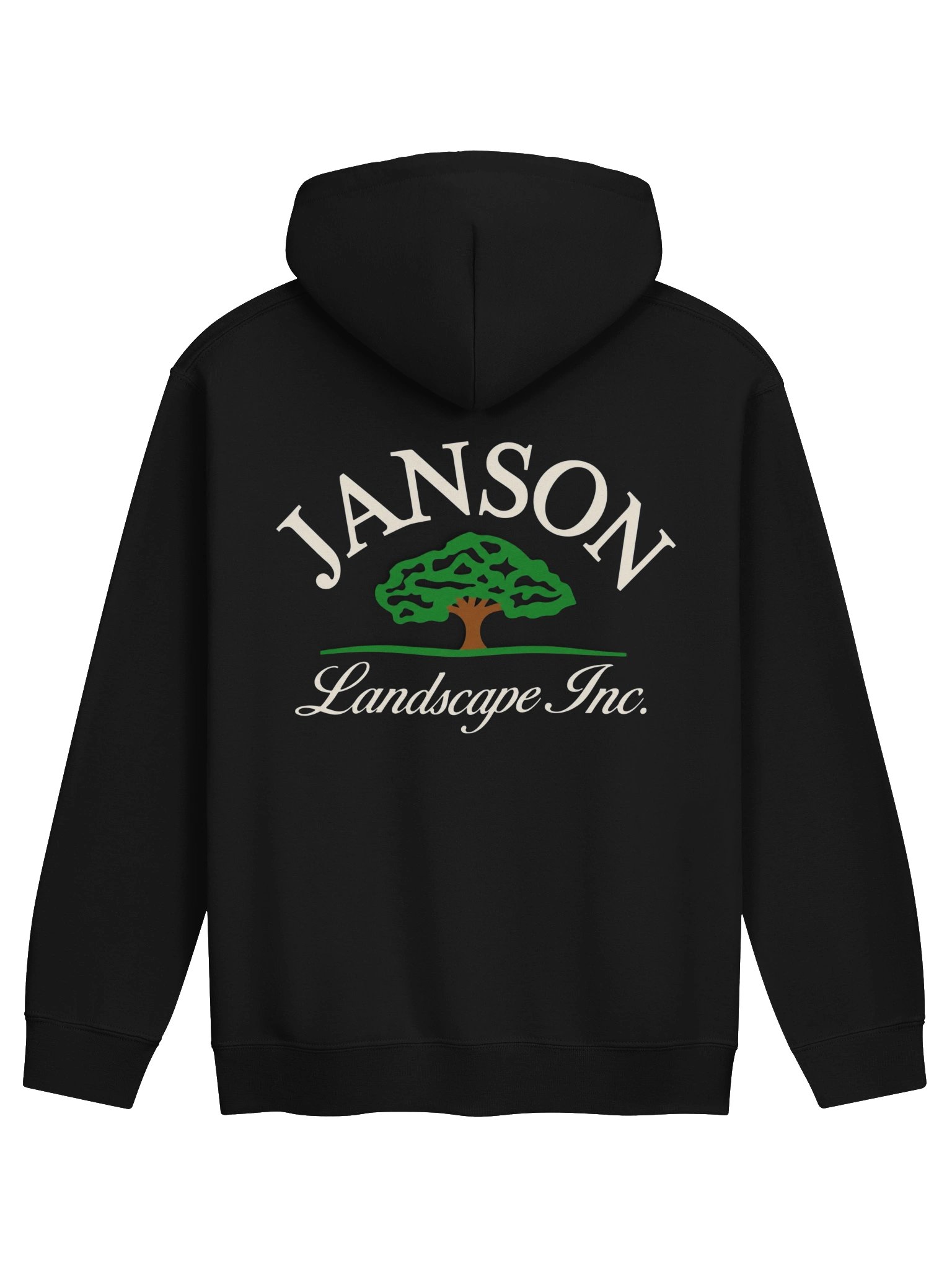 Janson Landscape Inc. | Classic Crew Hoodie – Black product image (2)