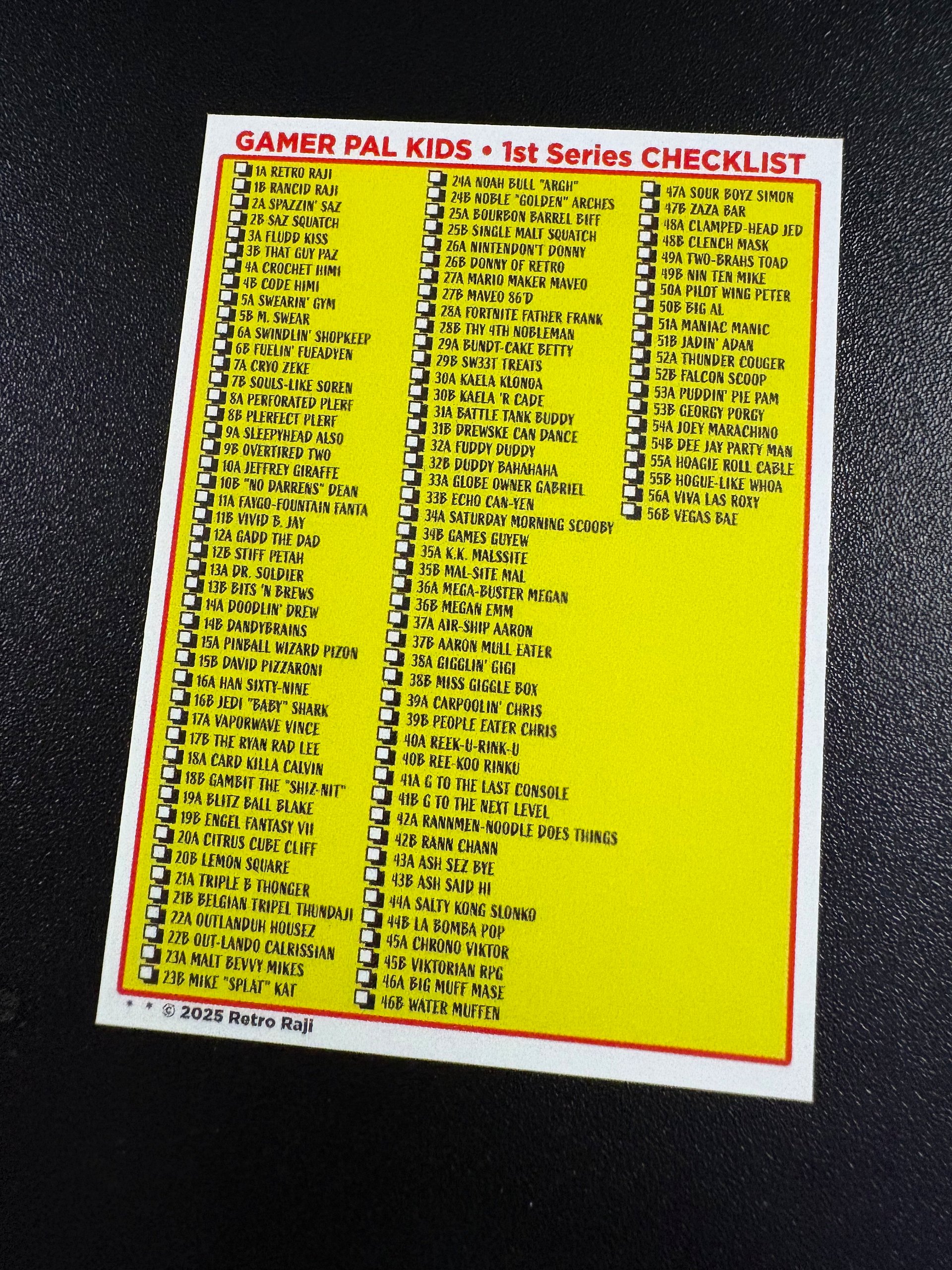 Gamer Pal Kids: Retro Raji (Trading Card) product image (2)