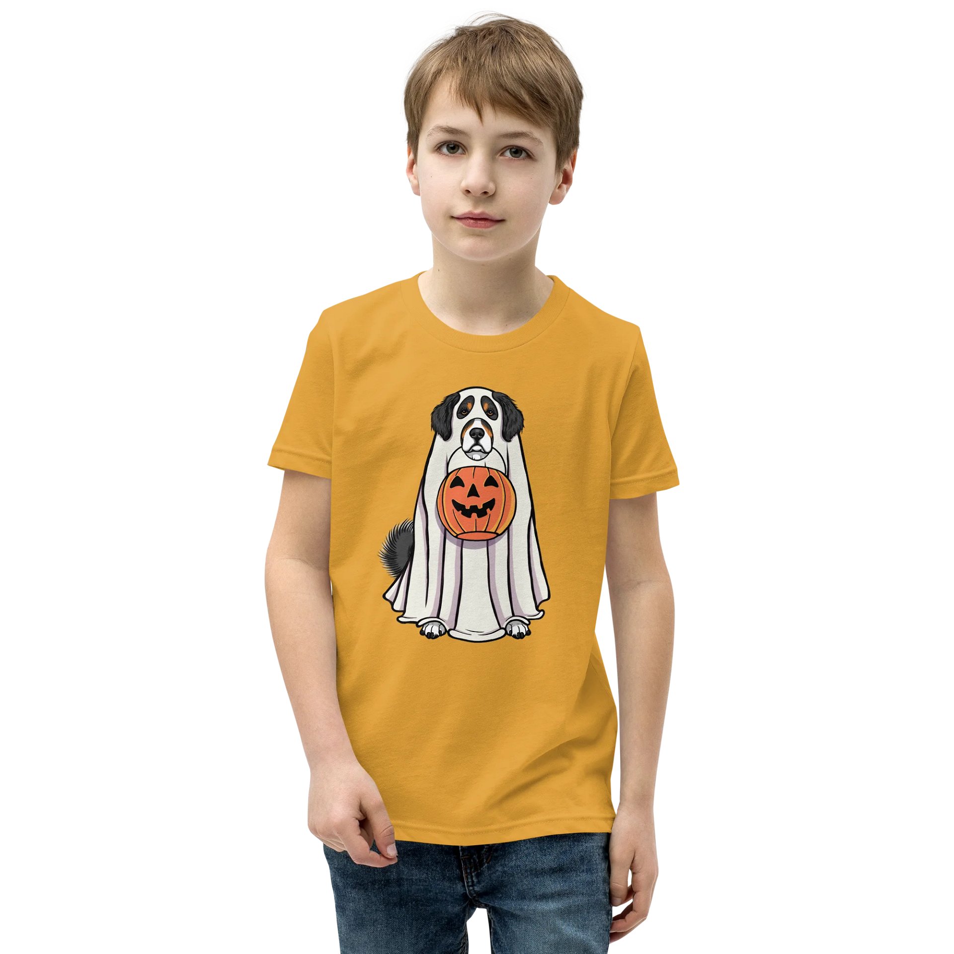 Halloween Bernese Mountain Dog Youth T-Shirt product image (1)