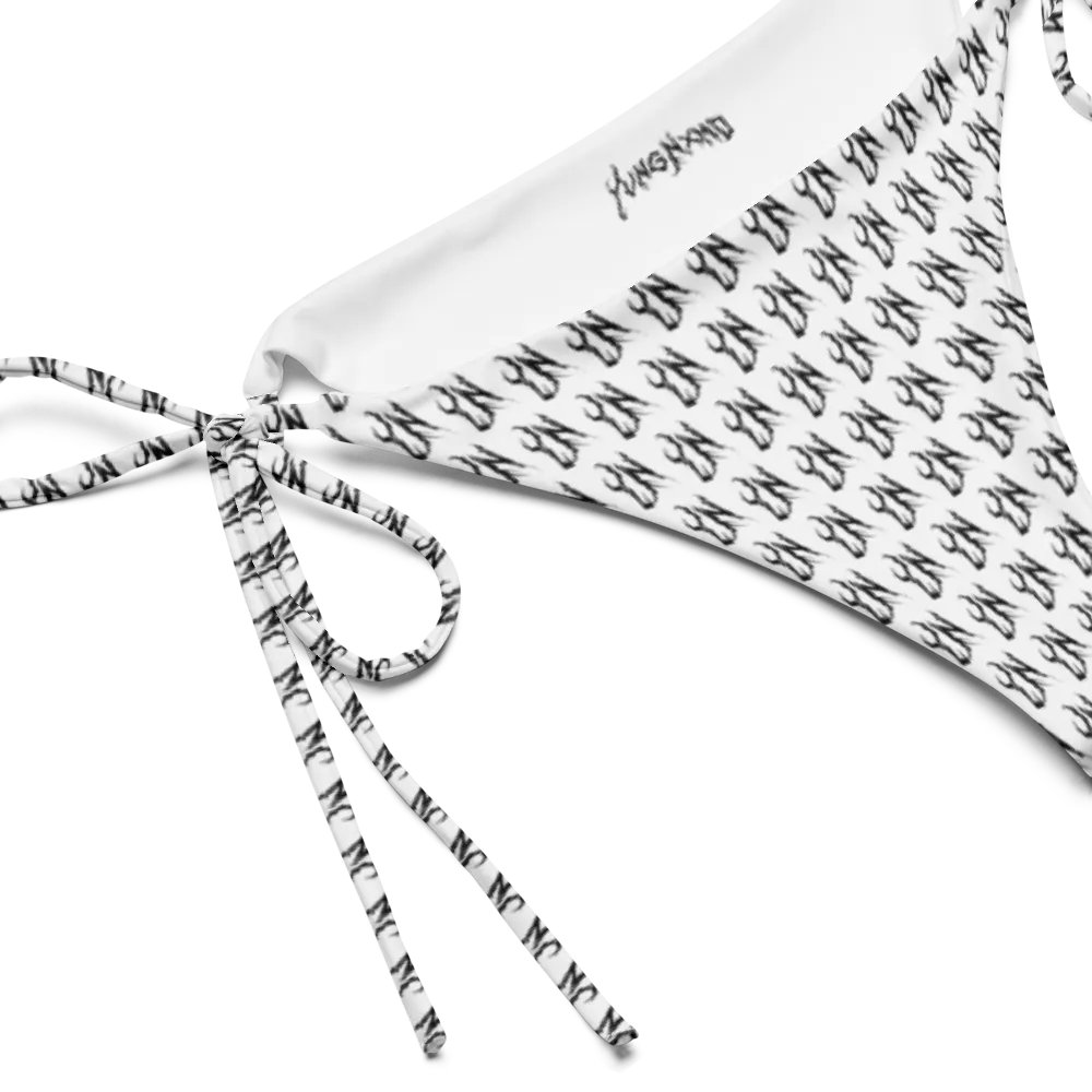 YN Checker Print Bikini Bottom product image (3)