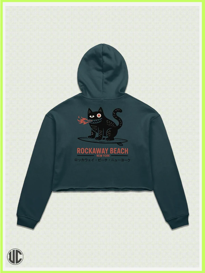 UnkoCon – Rockaway Beach NY Surfer Crop Hoodie product image (1)