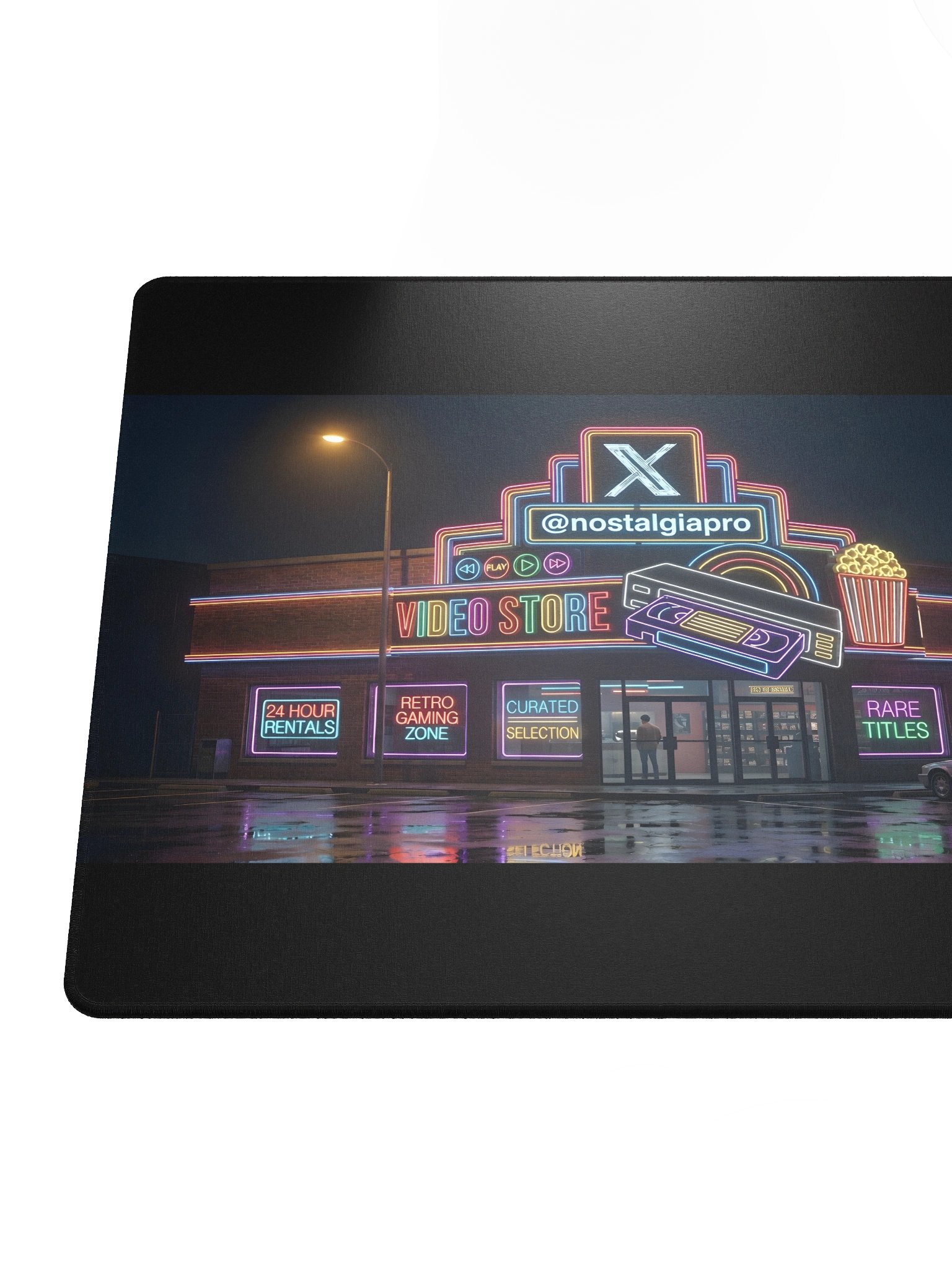 NostalgiaPro Neon Video Store Mouse Pad product image (7)