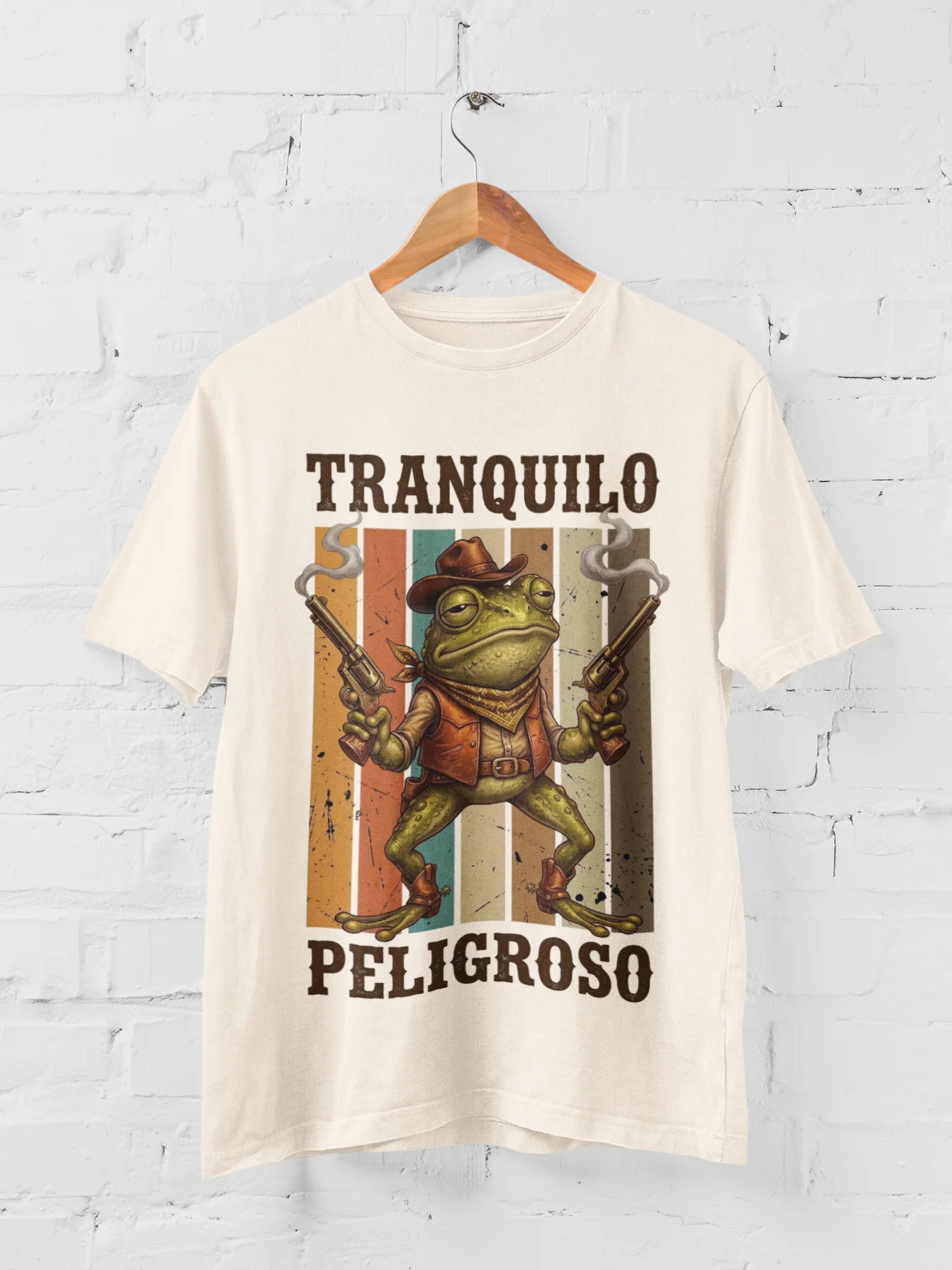 Funny Cowboy Frog T-shirt product image (1)