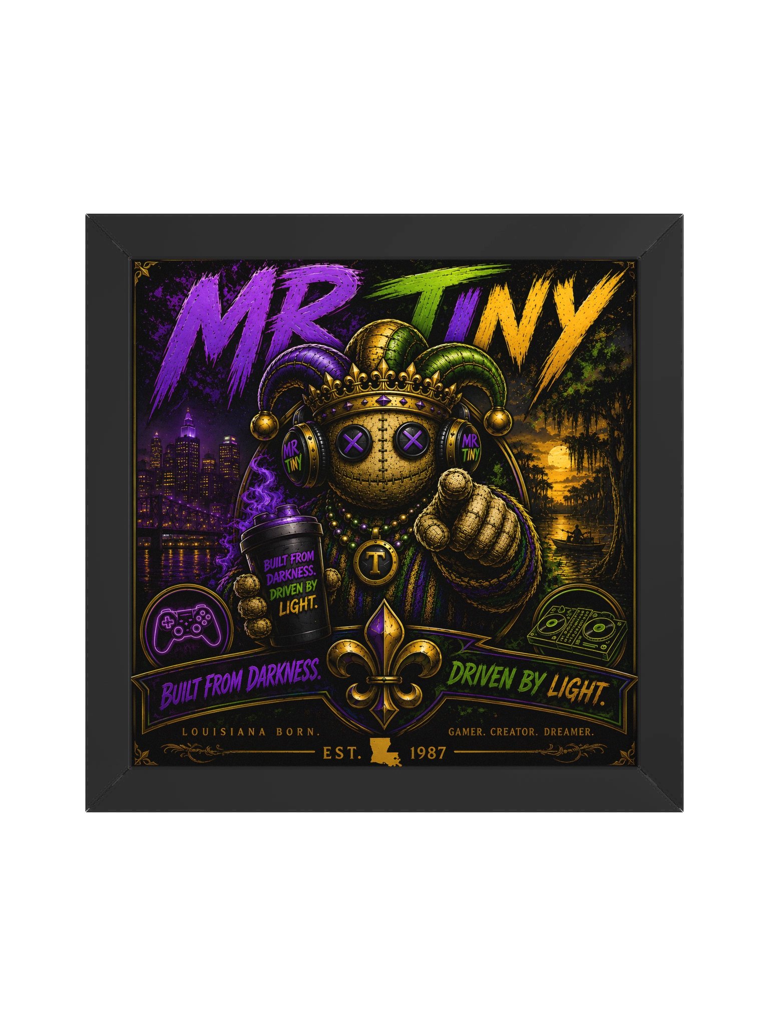 ⚜️ Mr Tiny – Built From Darkness. Driven By Light. Collector's Poster ⚜️ product image (2)