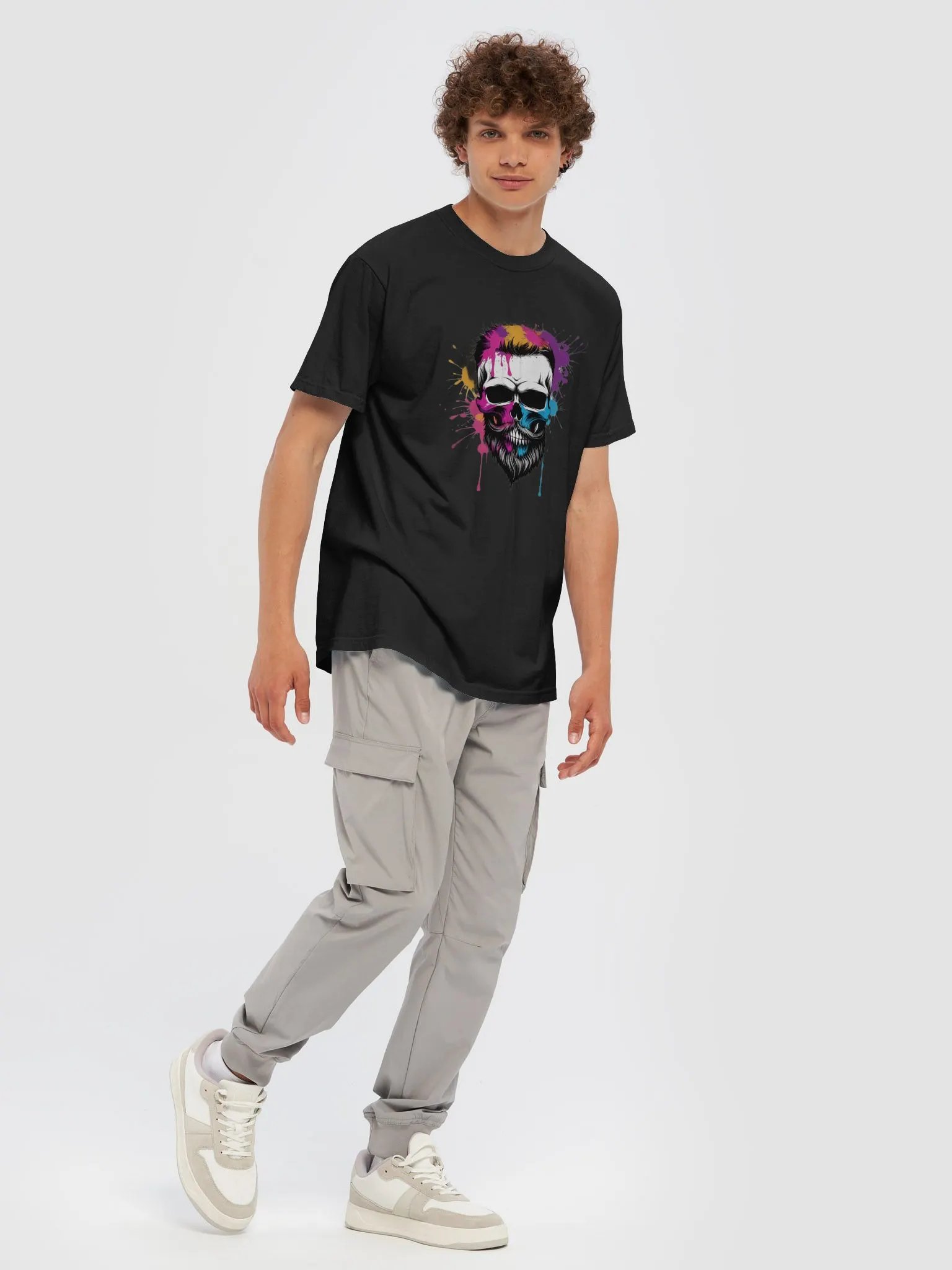Bearded Skull Splatter Tee product image (28)