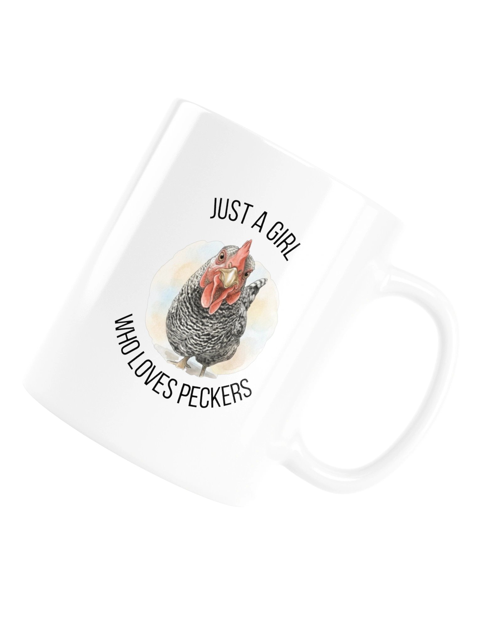 Just a Girl Who Loves Peckers Mug Style A product image (6)