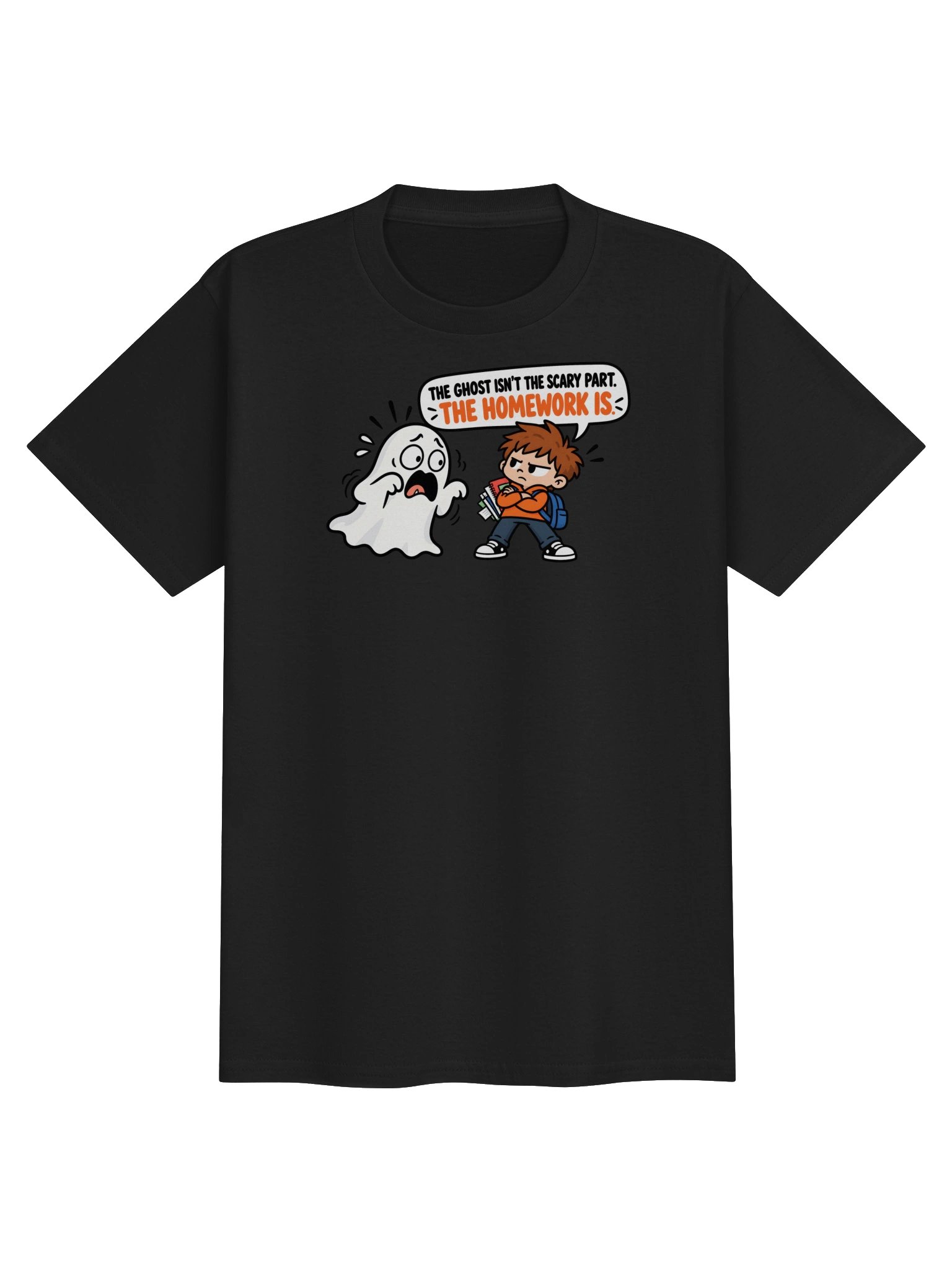 Homework Is the Scary Kids Halloween Shirt product image (17)
