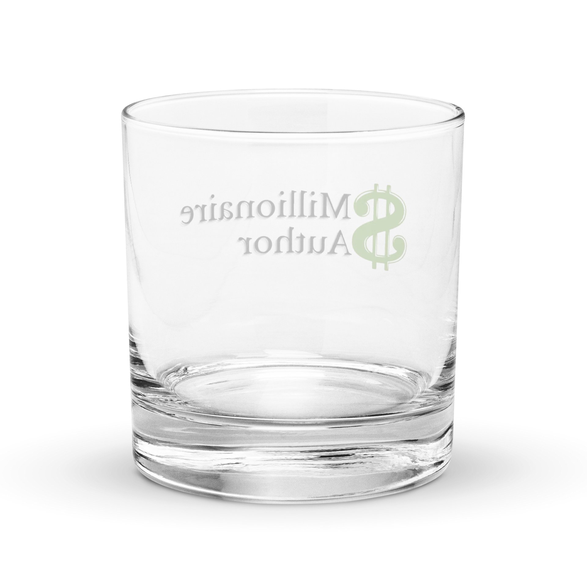 Millionaire Author Rocks Glass product image (4)