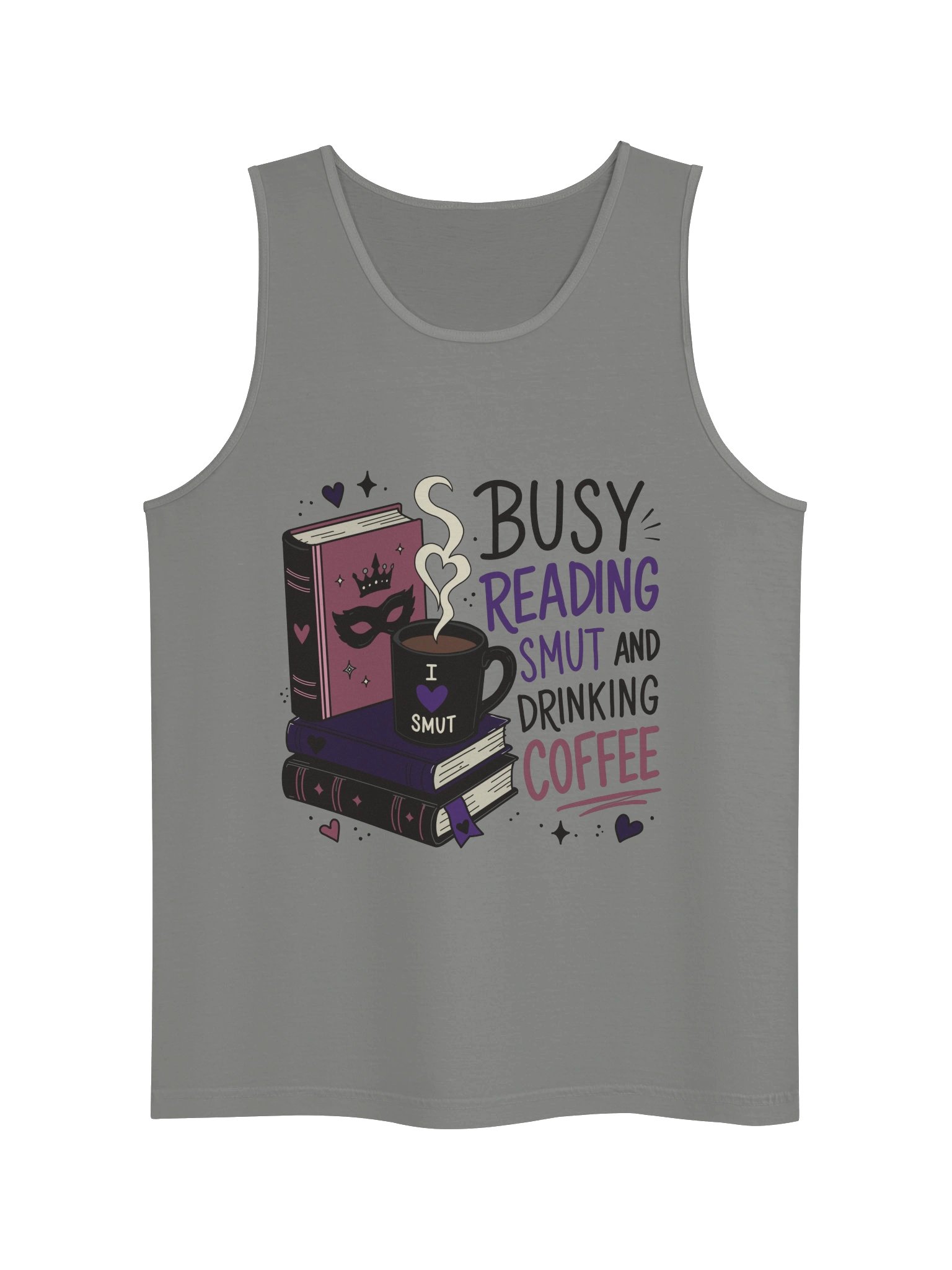 Busy Reading Smut & Drinking Coffee (Unisex Tank) product image (7)