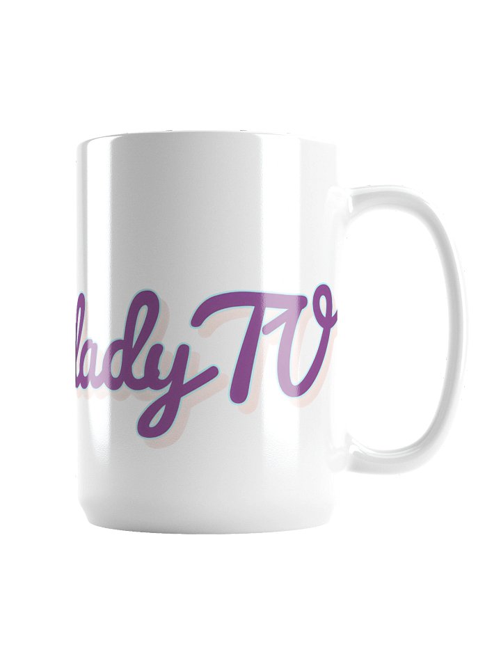 BosseladyTV Girl Logo 15 oz Mug product image (2)