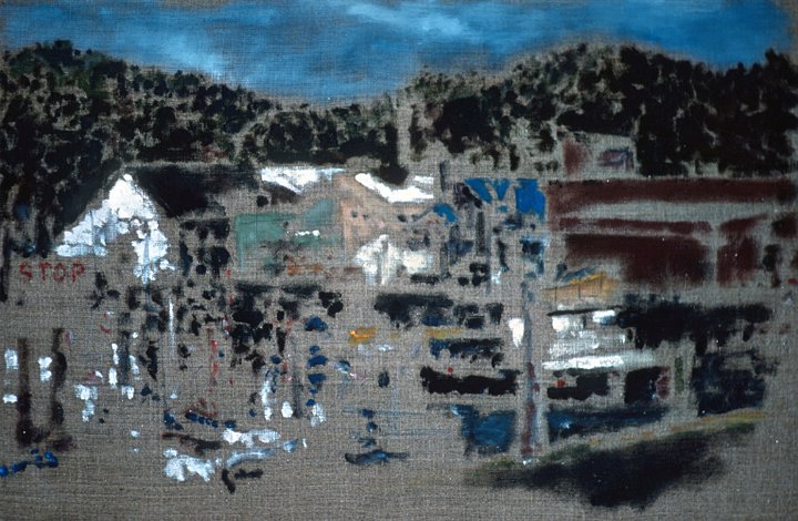 Garibaldi, OR (1988) on canvas ("16 x 24") product image (1)