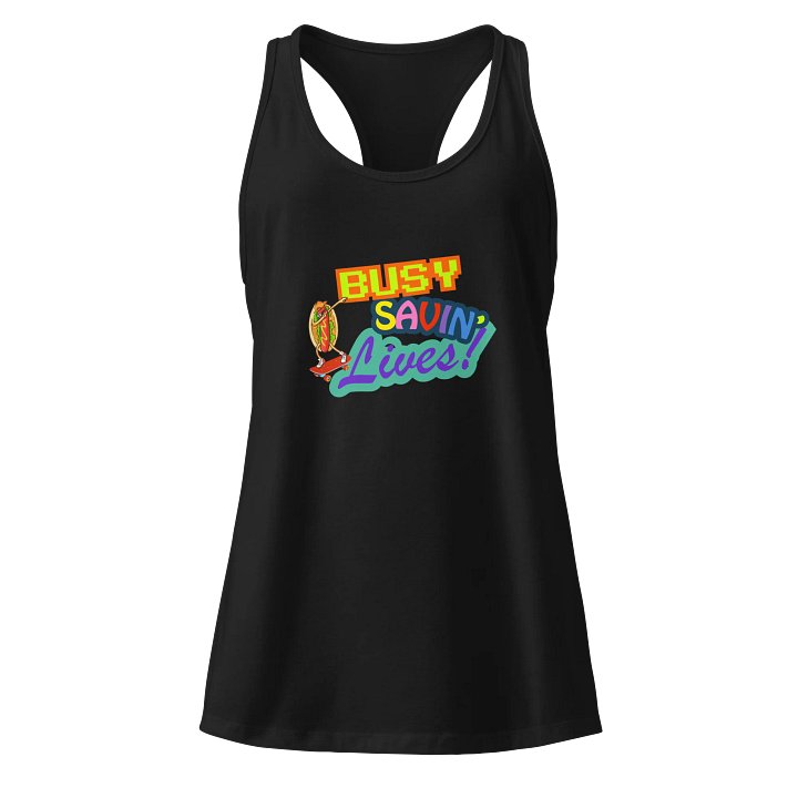 BUSY SAVING LIVES TANK TOP product image (1)