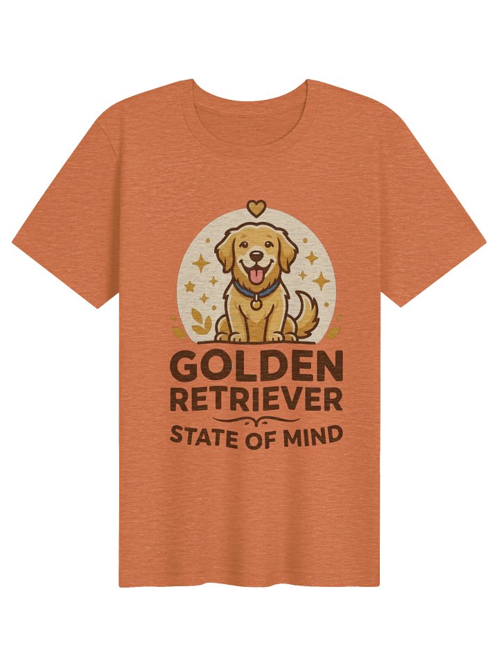 GOLDEN RETRIEVER STATE OF MIND T-SHIRT product image (1)