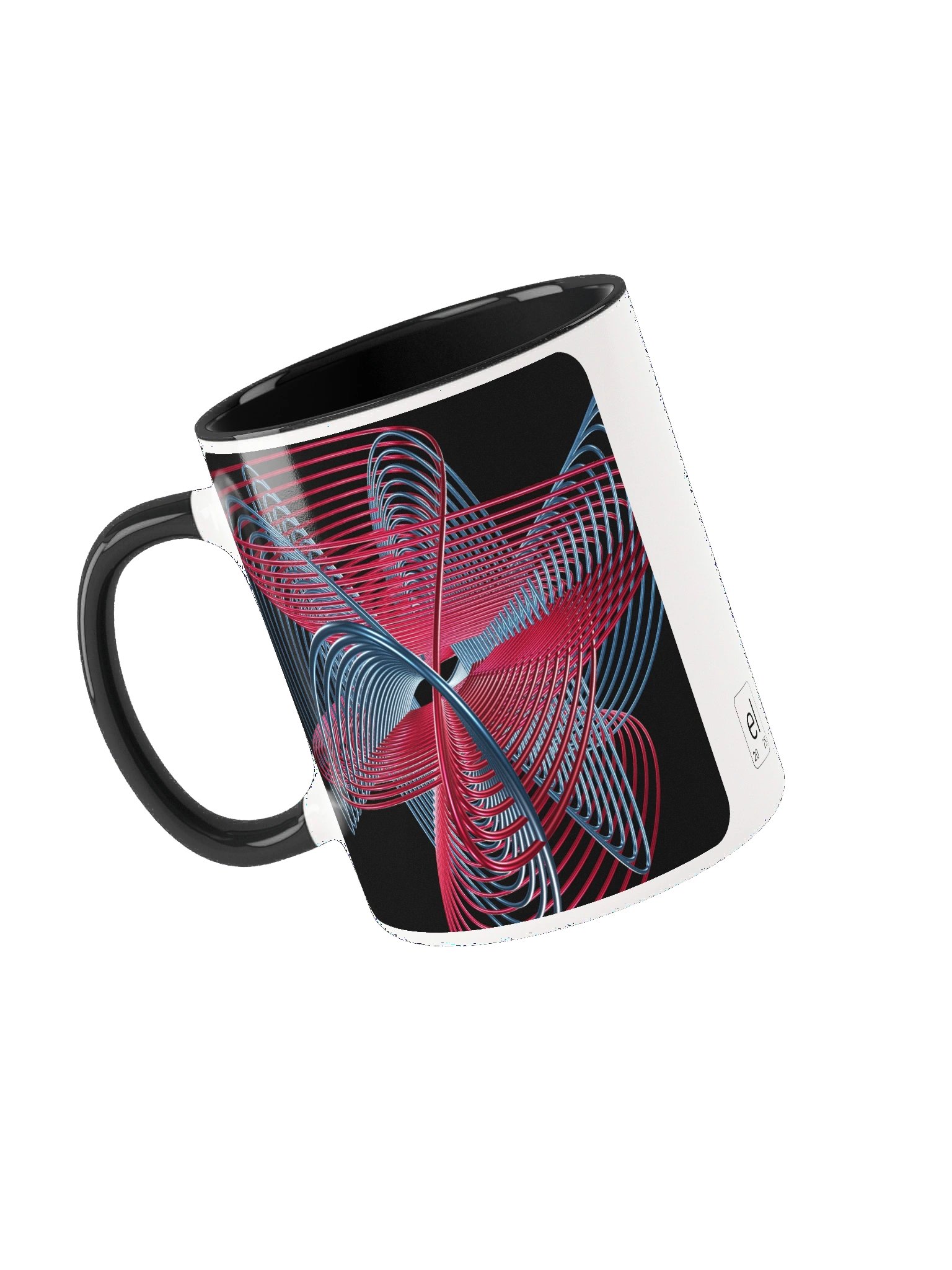 Oscilloscopic Dance 2+3 - Lissajous Figures Mathematical Art Mug product image (3)