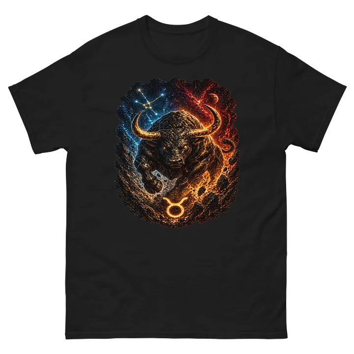 Heart of the Emerald Flame — Taurus Zodiac Tee product image (2)