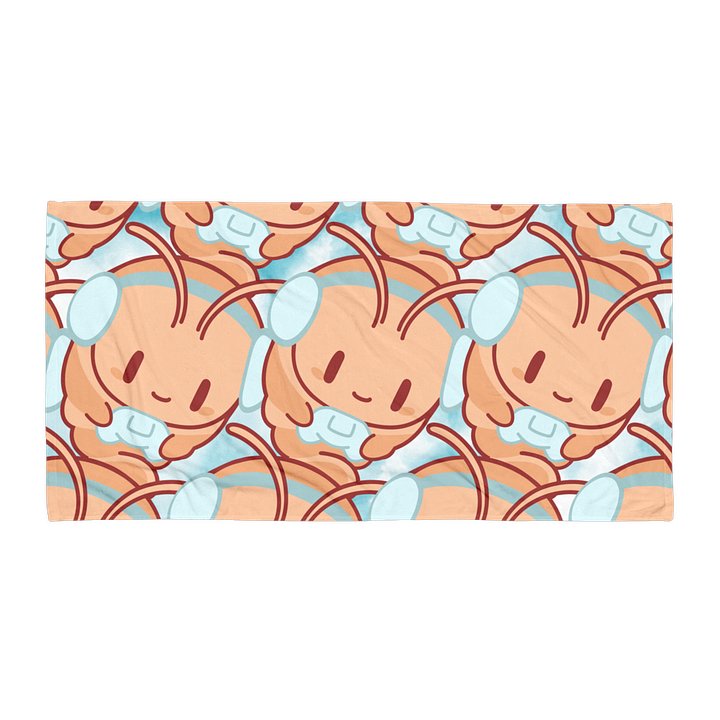 Shrimpy Gamer Beach Towel product image (1)