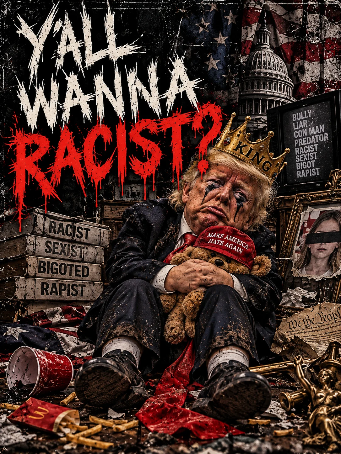 Y’ALL WANNA RACIST? product image (1)